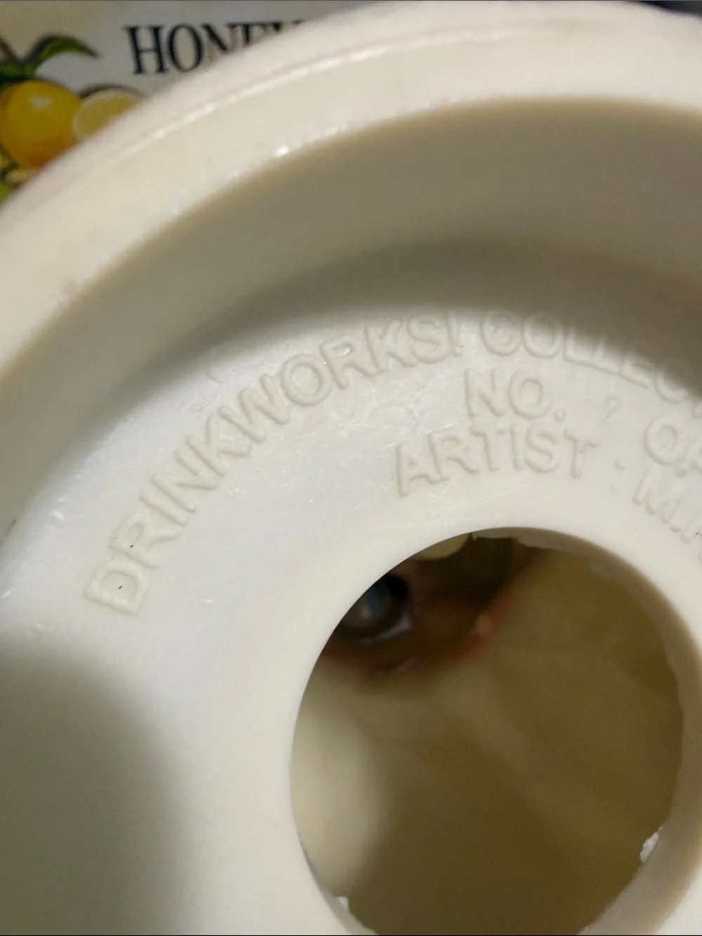Vtg 2001 Leopard drink works cup topper.